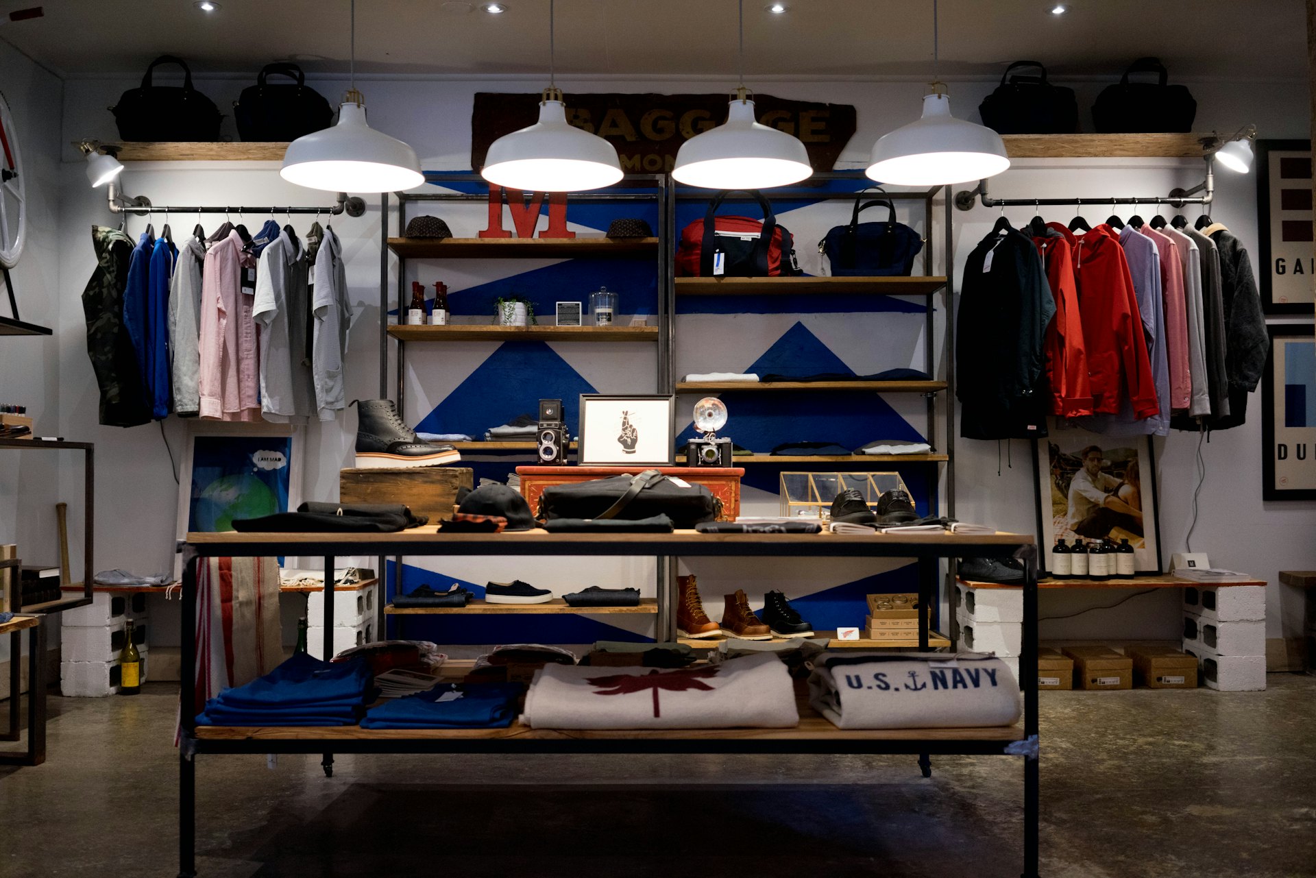 Modern retail store interior